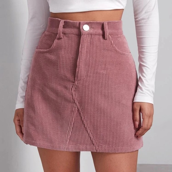 WOMENS buttoned front cord skirt - Picture 1 of 5